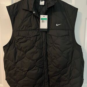 Nike Black Puffer Vest